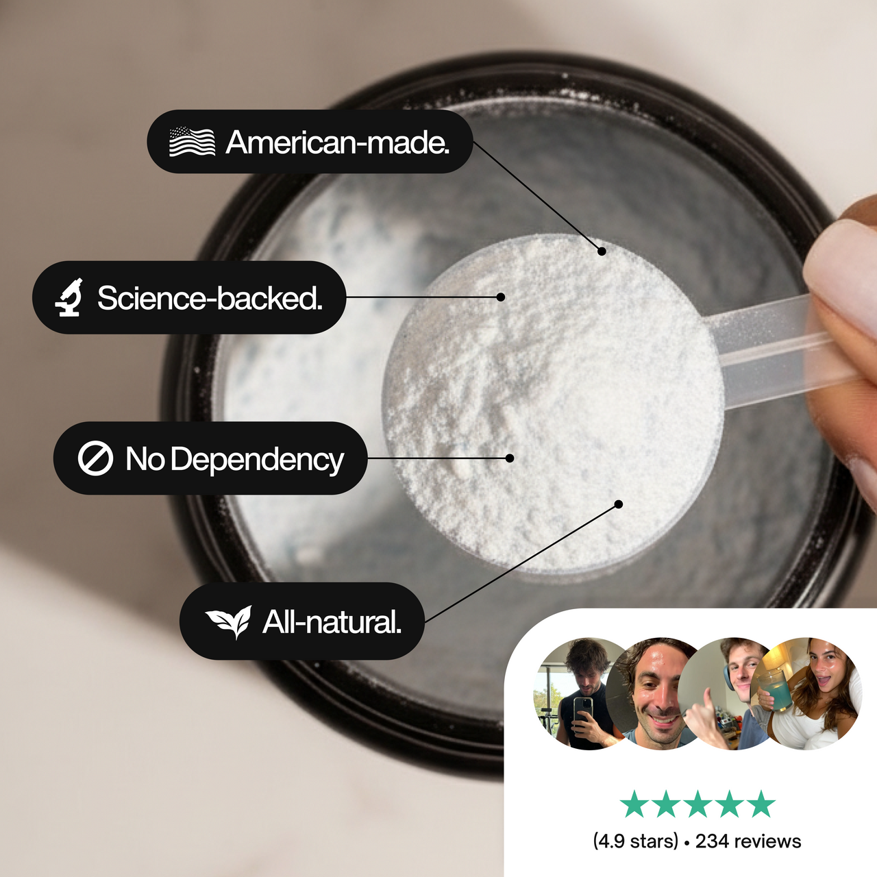 Portal Sleep Supplement | Melatonin-Free Extra-Strength Sleep Aid | Dream Powder (25 Servings)